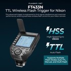 Flashpoint Ft433n Ttl Wireless Flash Trigger For Nikon