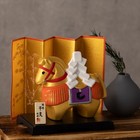 Good Luck Gold-painted Festival Lucky Horse Figurine