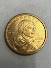 2000 P Sacagawea One Dollar Us Liberty Gold Color Coin Rare
