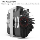 Betus Retro Style Flip Desk Shelf Clock - Classic Mechanical - Digital Display