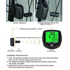 Bike Bicycle Wireless  Computer Lcd Cycle  Odometer Speedometer Waterproof  
