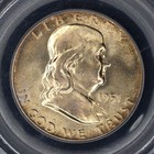 1951 Franklin Silver 50c Half Dollar Pcgs Ms65