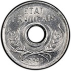 French Indochina  1943 5 Cents Pcgs Ms66     Former Ngc Ms67