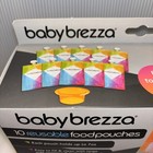 Baby Brezza 10 Reusable Food Pouches W easy Fill Funnel Bpa Free 7 Oz  pouch