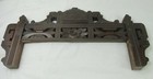 Antique Hand-carved Wood Furniture Crest Pediment    19  Wide Mahogany