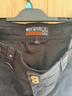 Motogirl Lara Ladies Motorcycle Motorbike Protective Cargo Trousers Black