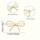 4bowknot Hair Clips 2colors Metal Fashion European American Style Hairpins   
