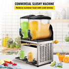 Commercial Slushy Machine Margarita Slush Maker 2x15l Frozen Drink Soda Machine