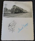 Lot Of 4 Antique  Railroad Photos Christmas Greetings Rex Studio Peoria   Ill