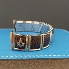 Masonic 19mm 18mm Gold-filled   Lizard Jb Champion 50s Unused Vintage Watch Band