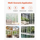 Uimoso Window Screen Replacement 100 Ft   48 In Window Screen Mesh Diy Adjustable
