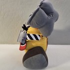 Disney Store Pixar 12   yellow Wall-e Plush Stuffed Animal Robot Toy Doll