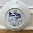 Hamilton Collection Mickey Mantle Limited Edition Collector Plate Baseball