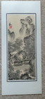 Set 2 Vintage Signed Prints Chinese Mountains river Scenes Suitable For Framing