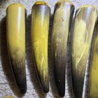 Vintage Crown Sheffield Carving Bakelite Catalin Horn Handles  1000gr