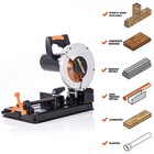 Rage4  Multi-material Cutting Chop Saw With 7-1  4 In  Blade  refurbished 