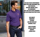 Ink Stitch Personalized Custom Logo Texts Stitching Men Ez-performance Polos