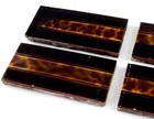 Antique Vintage 1930s Art Deco Set Of 4 Fireplace Tiles 6  X 3 