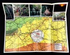 1970s Western North Carolina Chimney Rock Park Vintage Vacation Map Brochure Nc