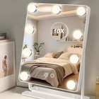 Hollywood Vanity Mirror With Lights 9  X 11   Lighted Makeup Mirror With 10x 