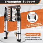 Telescoping Ladder  Stabilizers  Extension Ladder 12 5ft Standard 