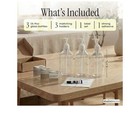 Shampoo And Conditioner Dispenser Wall Mounted Set Of 2 Clear - No Drill