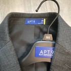 Apt  9 Men s 2-piece Slim Fit Black Suit 38s 30x32 2-button Notch