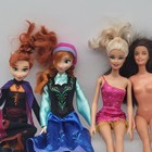 Vintage Barbie Doll Lot Of 6 Mixed Era 1970s   2000s With 2 Frozen Anna Dolls
