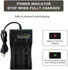 18650 Rechargeable Battery 9900mah   Charger For 26650 14500 16340 4 Pack