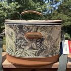 Vintage American Tourister Tapestry Train Case Cosmetic Hair Product Carrier