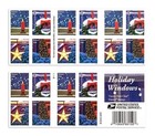 40 Forever Stamps Usps 2 Booklets Christmas Holiday Windows
