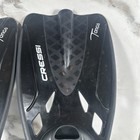 Cressi Tonga Dive Fins For Diving Or Water Sports Mens Size 9-13 L xl Black Used
