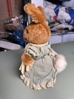 Eden Toys Mrs  Rabbit Beatrix Potter Plush Apron Booklet Lace Dress  Fluffy Tail
