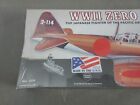 Guillow s Wwii Zero Authentic Scale Flying Model Airplane Kit No  404 Sealed