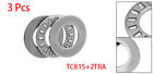 3pcs Tc815 Thrust Needle Roller Bearings With Washers 1 2  Bore 15 16  Od 5 64 