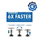New Dremel Max Life High Performance Diamond Coated 1-1 2 Cutting Wheel Ez545hp