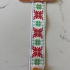 Ulubulu Universal Pacifier Clip Pointsettia Design Personalize Christmas M1