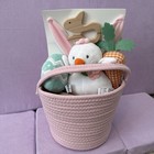 The Peanut Shell 0m  Easter Basket Baby Shower Gift Set Nursery Pink Girl New