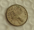 1940 Canada Twenty Five 25 Cent Quarter Circulated Canadian George Vi Coin