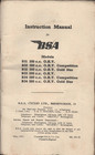 1952 B s a  Motor Cycles Vintage British Instruction Manual Birmingham  England