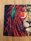 Rasta Lion W Sunglasses Dreads Color 58  X 38  Banner Cloth Red Yellow Green Art