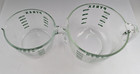2 Vintage Green Pyrex Glass 8 Cup 2 Qt And 4 Cup 1 Qt Measuring Cups Corning Usa
