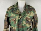 Us Military Cold Weather Field Jacket Woodland Camo Large Short Army