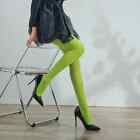 Women Candy Color Opaque Tights  Warm Stylish Pantyhose  Orange  Purple  Blue