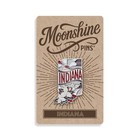 Indiana Enamel Lapel Pin     Collectible State Souvenir