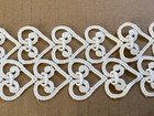 10 Yds Vintage Gorgeous Cream Heart Cotton Venise Lace