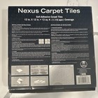 Achim Nexus Smoke Gray Peel   Stick Carpet Tiles 12x12 Lot Of 10 Nxcrptsm12
