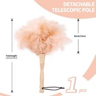 Ostrich Feather Duster 12 Inch Handheld Duster Supplies  Wooden Handle Feathe   