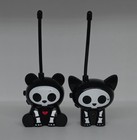 Vtg Skelanimals Walkie Talkies - Kit Cat   Andy Panda - Jazwares - Y2k - Read