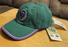 Vintage Wimbledon Tennis  Ball Boy Girl Strapback Cap  Green purple New With Tag